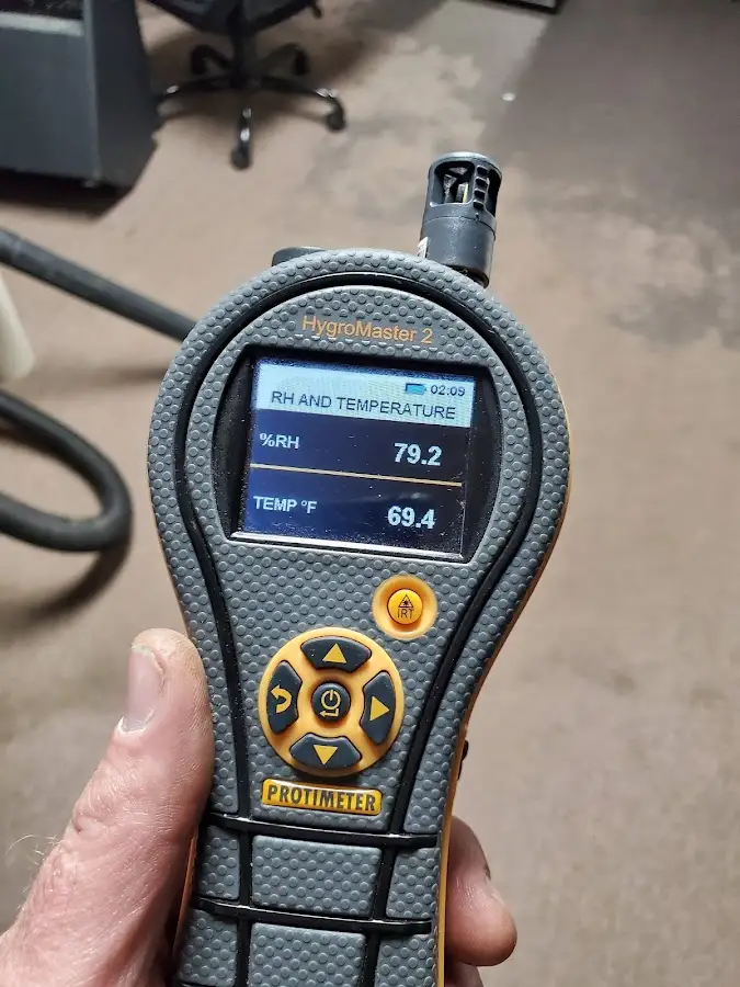 Moisture meter humidity assessment for Fire & Smoke Damage Restoration in Hampton
